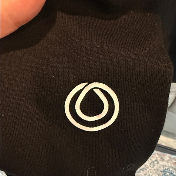 NWT Monat Black Hoodie with White Logo size small - Picture 7 of 8